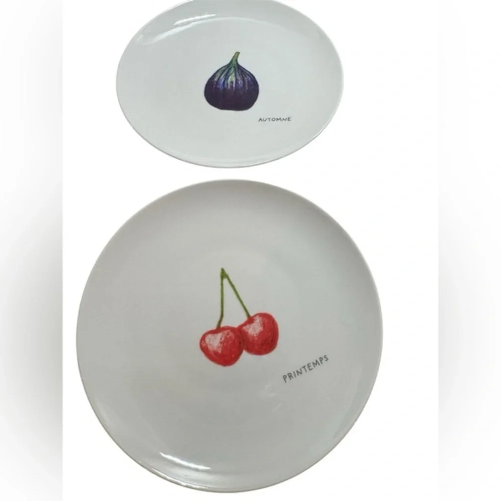 Degrenne Dessert/ Salad Fruit Plates Set Of Four‎
